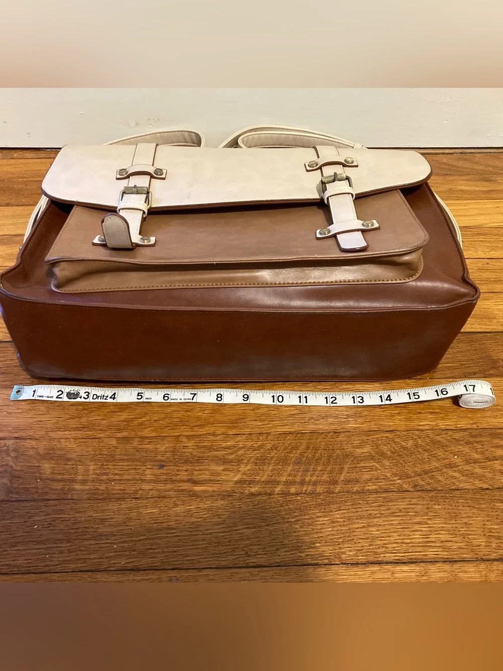 Ecosusi | Vegan Leather Briefcase/Backpack Laptop Bag